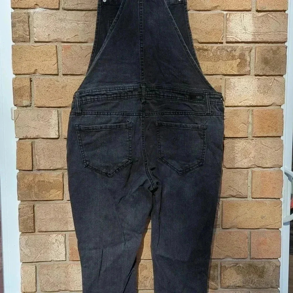 Distressed  Overalls - Picture 7 of 10